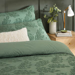  Bedding - Seville Leaf  Duvet Cover Set Green Duvet Day