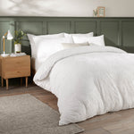  Bedding - Seville Leaf  Duvet Cover Set White Duvet Day