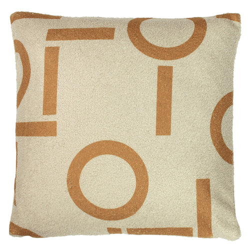 furn. Shearling Circa Printed Cushion Cover in Ginger