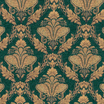  Green Fabric - Shiraz  Fabric (By The Metre) Emerald Paoletti