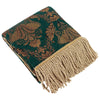 Shiraz Traditional Jacquard Throw Emerald