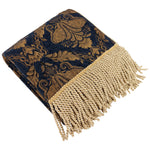 Shiraz Traditional Jacquard Throw Navy