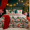 Abstract Green Bedding - Showtime Festive Duvet Cover Set Pine furn.