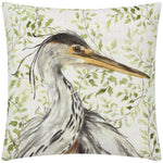 Animal Multi Cushions - Shugborough Heron Traditional Cushion Cover Multicolour Evans Lichfield