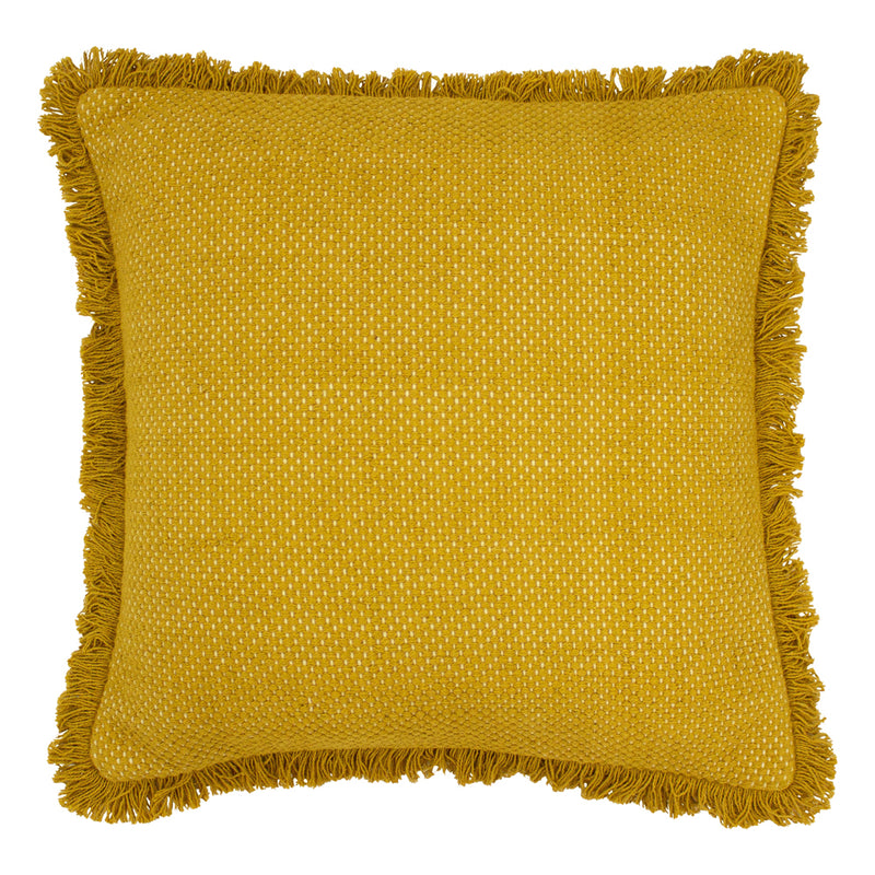 furn. Sienna Twill Woven Cushion Cover in Ochre