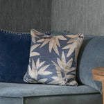 Floral Blue Cushions - Silverwood Velvet Cushion Cover Ocean Additions