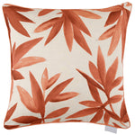 Floral Orange Cushions - Silverwood Printed Cushion Cover Amber Additions