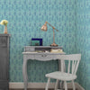 Voyage Maison Simba 1.4m Wide Width Wallpaper in Peacock