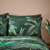 Paoletti Siona Tropical 100% Cotton Duvet Cover Set in Forest