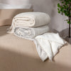 Yard Skye Sherpa Throw in Natural/Grey