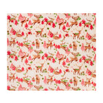  Multi Throws  - Sleigh Team Printed Fleece Throw Multi Duvet Day
