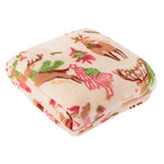  Multi Throws  - Sleigh Team Printed Fleece Throw Multi Duvet Day