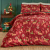  Green Bedding  - Sleigh Team Soft Touch Duvet Cover Set Red Duvet Day