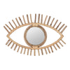 Ouko Smalley Rattan Eyeshaped Wall Mirror in Natural