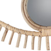 Ouko Smalley Rattan Eyeshaped Wall Mirror in Natural