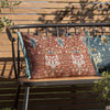Floral Red Cushions - Snakeshead Printed Outdoor Polyester Filled Cushion Berry/Natural Morris & Co