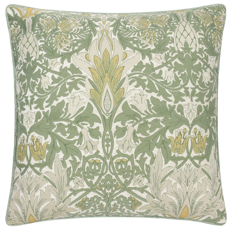 Floral Multi Cushions - Snakes Head Chenille Cushion Cover Sunflower/Stone Morris & Co