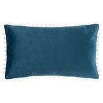 furn. Snowy Village Joy Cushion Cover in Cerulean