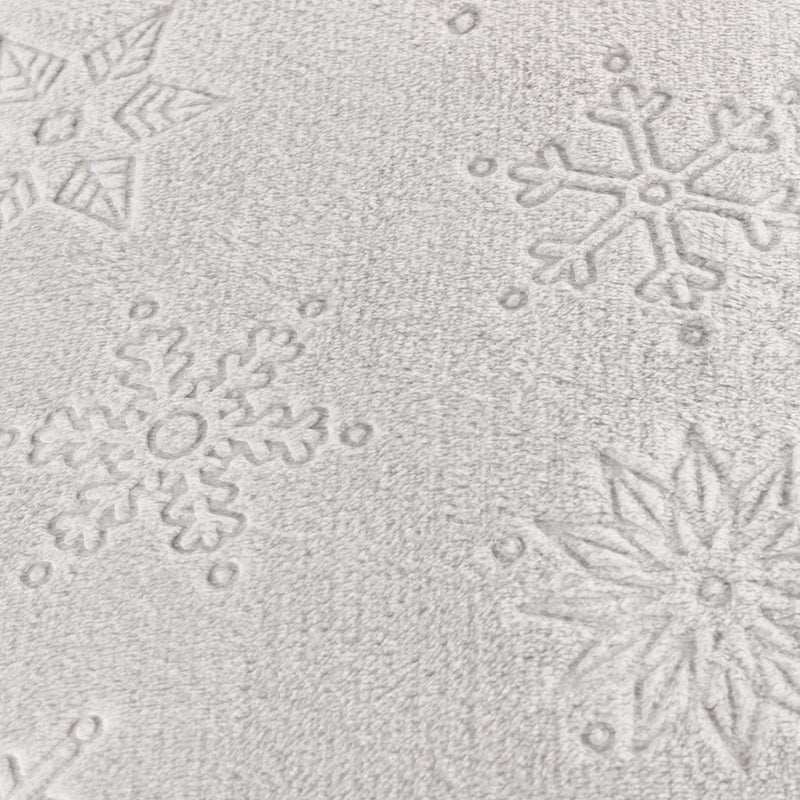  Cushions  - Snowflakes  Cushion Cover Grey furn.