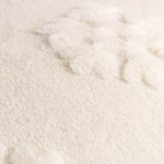  Cushions  - Snowflakes Faux Fur Cushion Cover Snow White furn.