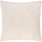  Cushions  - Snowflakes Faux Fur Cushion Cover Snow White furn.