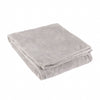  Grey Throws  - Snowflakes Soft Flannel Fleece Throw Grey Furn