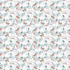 Voyage Maison Snowy Song Printed Cotton Fabric in White