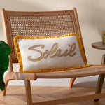  Yellow Cushions - Soleil Embroidered Cushion Cover Yellow furn.