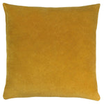 furn. Solo Velvet Cushion Cover in Ochre