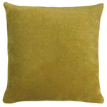 furn. Solo Velvet Cushion Cover in Olive