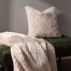 Paoletti Sonnet Cut Faux Fur Cushion Cover in Brulee