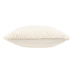 Paoletti Sonnet Cut Faux Fur Cushion Cover in Ecru