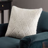 Paoletti Sonnet Cut Faux Fur Cushion Cover in Ecru