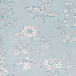  Blue Fabric - Sophia  Fabric (By The Metre) Blue Wylder