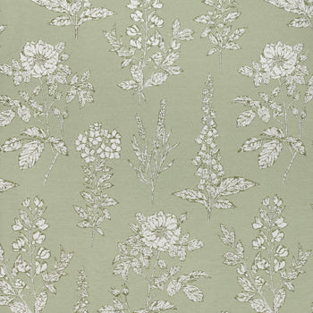  Green Fabric - Sophia  Fabric (By The Metre) Sage Wylder