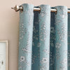 Wylder Sophia Room Darkening Eyelet Curtains in Blue