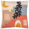 furn. Souk Cushion Cover in Coral/Natural