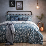 Abstract Grey Bedding - Spellbound 100% Brushed Cotton Duvet Cover Set Storm Grey furn.