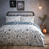 Abstract Grey Bedding - Spellbound 100% Brushed Cotton Duvet Cover Set Storm Grey furn.