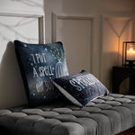  Black Cushions - Spell On You Velvet Piped Cushion Cover Black furn.