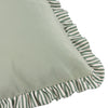  Cushions - Solene Ruffle Matte Velvet Feather Filled Cushion Sage Wylder