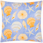  Blue Cushions - Sea Shells Printed Cushion Cover Blue furn.