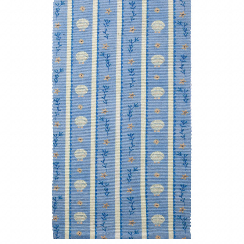  Blue Kitchen - Sea Shells Indoor/Outdoor Table Runner Blue furn.