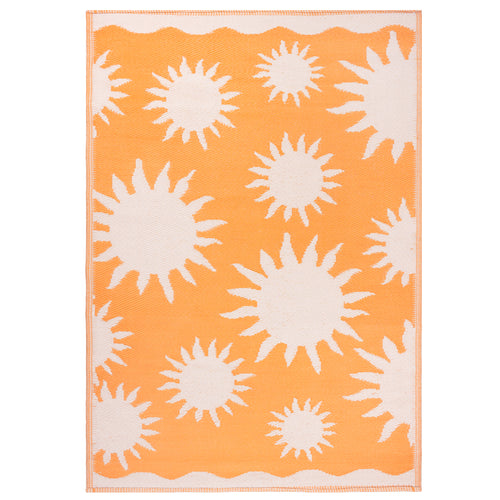 Abstract Yellow Rugs - Summer Solstice Indoor/Outdoor Rug Sunrise Yellow Furn
