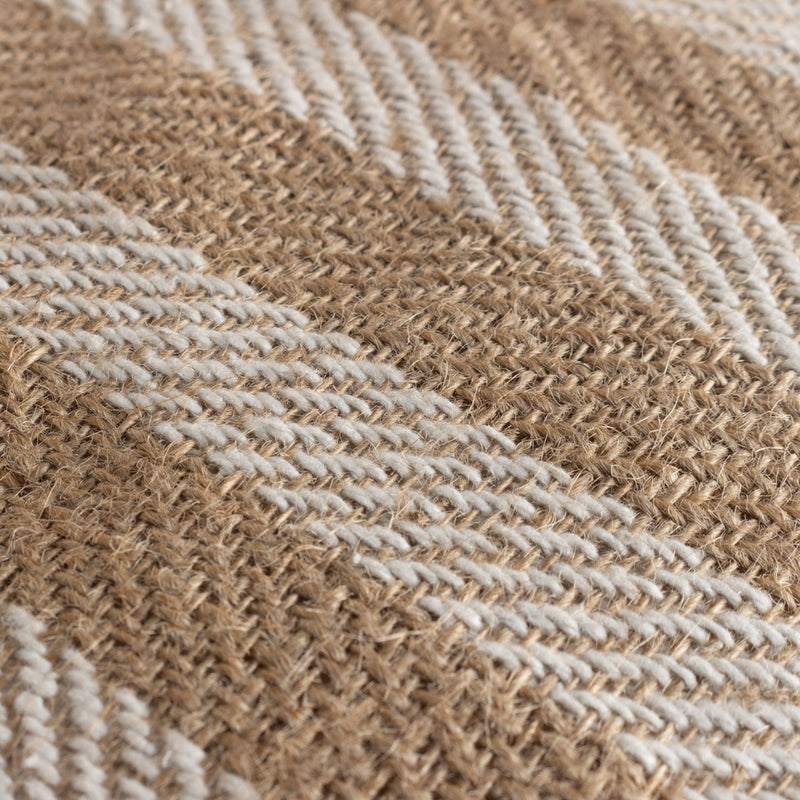 Yard Strata Stripe Cushion Cover in Natural