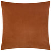 Striped Orange Cushions - Savoy Stripe Velvet Cushion Cover Brick Paoletti