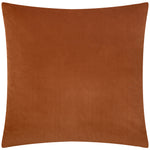 Striped Orange Cushions - Savoy Stripe Velvet Cushion Cover Brick Paoletti