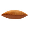 Striped Orange Cushions - Savoy Stripe Velvet Cushion Cover Brick Paoletti