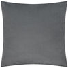 Striped Grey Cushions - Savoy Stripe Velvet Cushion Cover Charcoal Paoletti