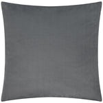 Striped Grey Cushions - Savoy Stripe Velvet Cushion Cover Charcoal Paoletti